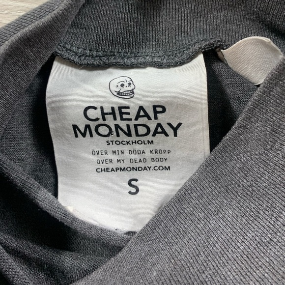 Cheap Monday Smash Lightning Grey Cotton Dress - Picture 7 of 14